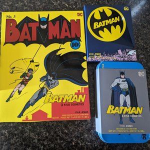 Kylie Cosmetics Batman makeup - eyeshadow, eyeliner, highlighter